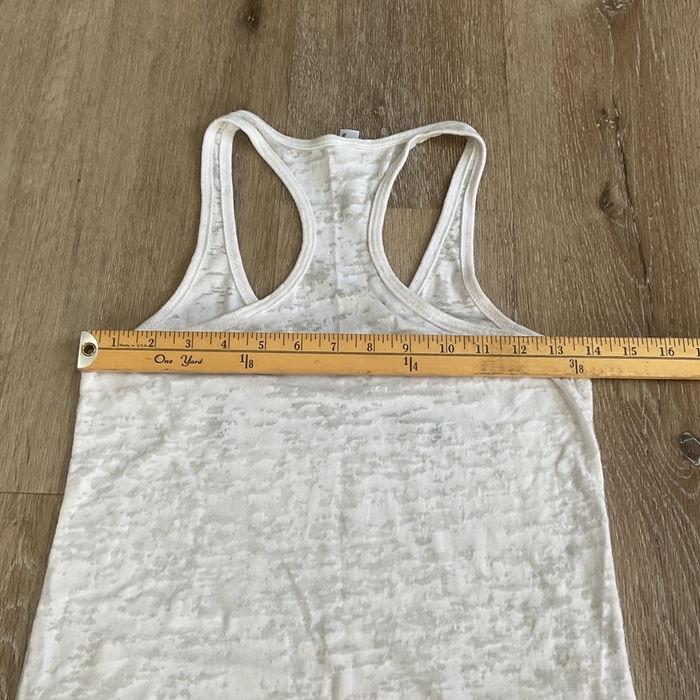 Next Level Apparel - Racerback Tanktop - White - Ladies Size Small - Picture 6 of 7